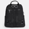 Женский текстильный рюкзак черного цвета с сердечками Monsen 71821 - 4