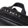 Женский черный рюкзак классического стиля из натуральной кожи SHVIGEL (15304) - 7