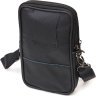Вертикальная поясная мужская сумка маленького размера из натуральной кожи Vintage (2421487) - 2