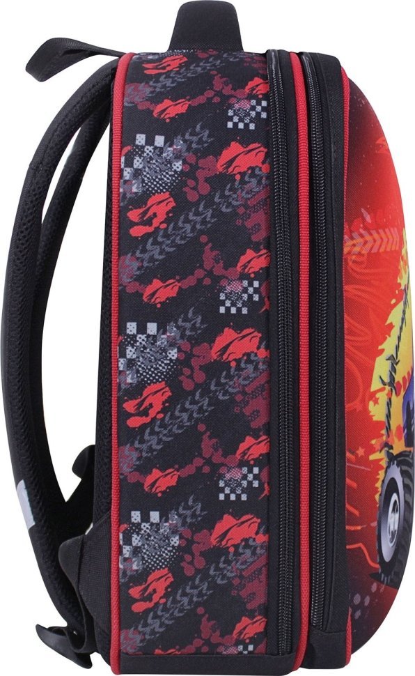 Черный подростковый рюкзак для мальчиков из текстиля с принтом Bagland (55321)