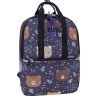 Недорогой рюкзак для девочки из текстиля с принтом Bagland (55421) - 1