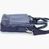 Синяя наплечная мужская сумка вертикального типа с ручками VATTO (11663) - 5