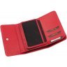 Красный женский кошелек тройного сложения из натуральной кожи Tony Bellucci (10838) - 6
