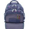 Серый школьный рюкзак для девочек с ортопедической спинкой Bagland (53422) - 5