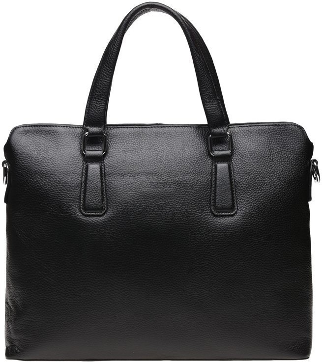 Мужская кожаная сумка под ноутбук с ручками Borsa Leather 66222