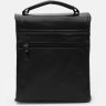 Мужская сумка-барсетка небольшого размера из гладкой кожи в черном цвете Ricco Grande (22077) - 3
