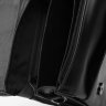 Мужская сумка-барсетка небольшого размера из гладкой кожи в черном цвете Ricco Grande (22077) - 5