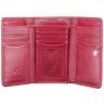 Красный женский кошелек тройного сложения из натуральной кожи с RFID - Visconti Picadilly 68822 - 6