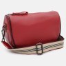 Женская кожаная сумка на плечо бордового цвета Borsa Leather (59122) - 2