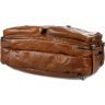 Кожаная мужская сумка - рюкзак рыжего цвета VINTAGE STYLE (14353) - 7