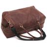Большая винтажная кожаная дорожная сумка Travel Leather Bag (11005) - 2