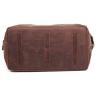 Большая винтажная кожаная дорожная сумка Travel Leather Bag (11005) - 4