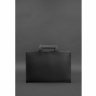 Класическая кожаная сумка черного цвета для ноутбука и документов BlankNote (12788) - 5