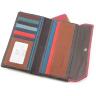 Кожаный цветной кошелек с отделением на молнии ST Leather (16017) - 5