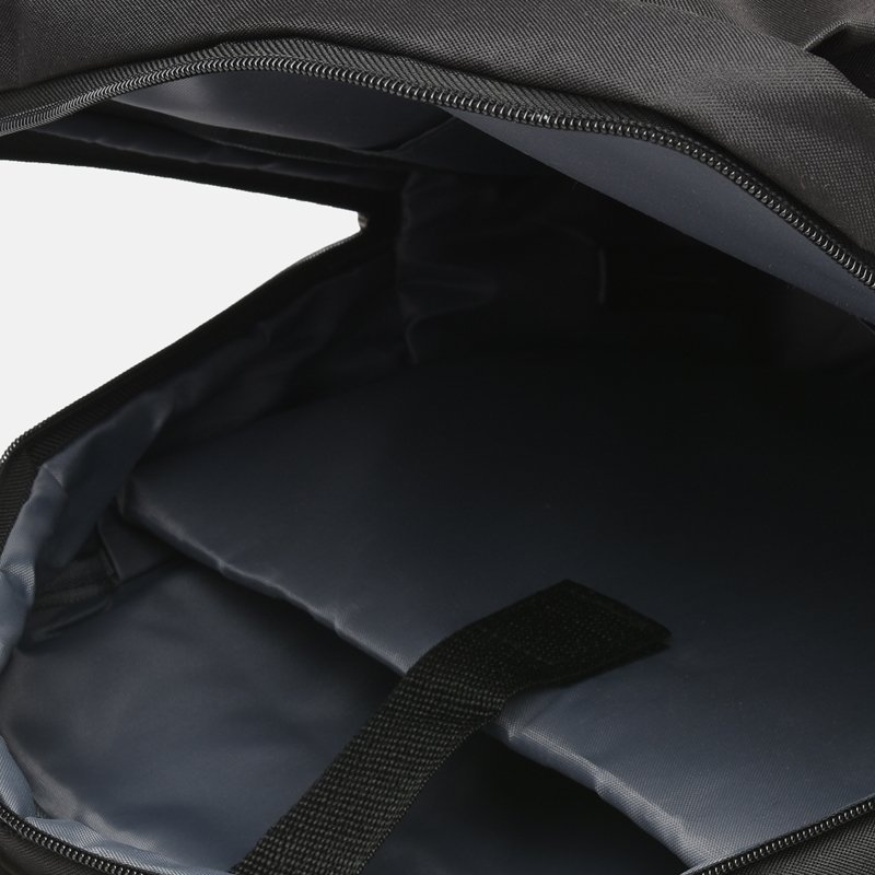Вместительный мужской рюкзак из качественного полиэстера черного цвета Monsen (22134)