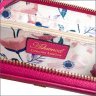 Женский кожаный кошелек яркого розового цвета на молнии Ashwood 69623 - 14