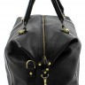 Дорожная сумка удобных размеров из кожи флотар Travel Leather Bag (11001) - 6