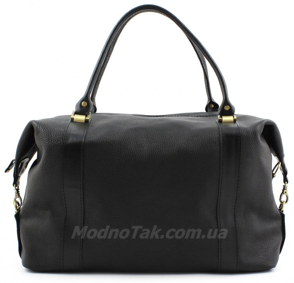 Дорожная сумка удобных размеров из кожи флотар Travel Leather Bag (11001)