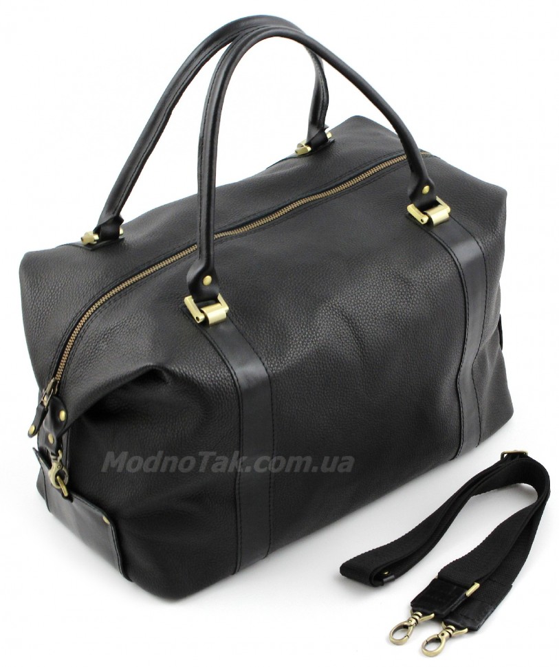 Дорожная сумка удобных размеров из кожи флотар Travel Leather Bag (11001)
