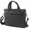 Фирменная деловая кожаная сумка под ноутбук с отделением для документов А4 – H.T. Leather Bag Collection (10207) - 4