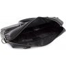 Фирменная деловая кожаная сумка под ноутбук с отделением для документов А4 – H.T. Leather Bag Collection (10207) - 8