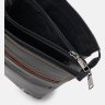 Мужская черная сумка из натуральной кожи с ручкой Ricco Grande (56024) - 5