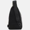 Текстильная мужская сумка-слинг цвета хаки на два отделения Monsen (19406) - 3