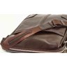 Мужская коричневая сумка из гладкой кожи VATTO (11865) - 7