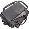 Мужская сумка-портфель из винтажной кожи на две молнии SHVIGEL (2411117) - 5