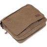 Текстильная сумка для ноутбука оливкового цвета Vintage (20187) - 3