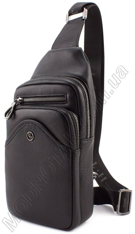 Кожаный мужской рюкзак через плечо H.T. Leather (11543)