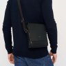 Мужская плечевая сумка из гладкой кожи с клапаном Ricco Grande (56025) - 6