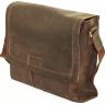 Мужская наплечная сумка коричневого цвета VATTO (11667) - 4