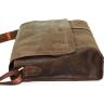 Мужская наплечная сумка коричневого цвета VATTO (11667) - 5