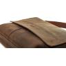 Мужская наплечная сумка коричневого цвета VATTO (11667) - 6