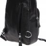 Мужская сумка-рюкзак из износостойкой кожи черного цвета Borsa Leather (19306) - 6