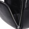 Мужская сумка-рюкзак из износостойкой кожи черного цвета Borsa Leather (19306) - 8