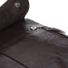 Мужская вертикальная сумка коричневого цвета из натуральной кожи с ручками Borsa Leather (21329) - 5
