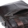 Мужская вертикальная сумка коричневого цвета из натуральной кожи с ручками Borsa Leather (21329) - 7