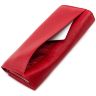Красный кожаный кошелек на магнитной фиксации ST Leather (16808) - 4