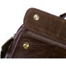 Кожаная мужская сумка среднего размера с ручкой и плечевым ремнем VINTAGE STYLE (20027) - 6