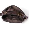 Кожаная мужская сумка среднего размера с ручкой и плечевым ремнем VINTAGE STYLE (20027) - 8