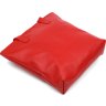 Кожаная вместительная женская сумка-шоппер красного цвета Shvigel (16355) - 3