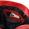 Кожаная вместительная женская сумка-шоппер красного цвета Shvigel (16355) - 5