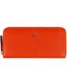 Оранжевый женский кошелек из фактурной кожи на молнии Ashwood 69626 - 10