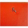 Оранжевый женский кошелек из фактурной кожи на молнии Ashwood 69626 - 12
