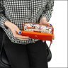 Оранжевый женский кошелек из фактурной кожи на молнии Ashwood 69626 - 18