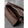 Кожаная наплечная бохо-сумка коричневого цвета BlankNote Лилу (12623) - 7