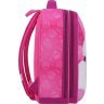 Малиновый школьный рюкзак для девочек из текстиля Bagland (53827) - 2