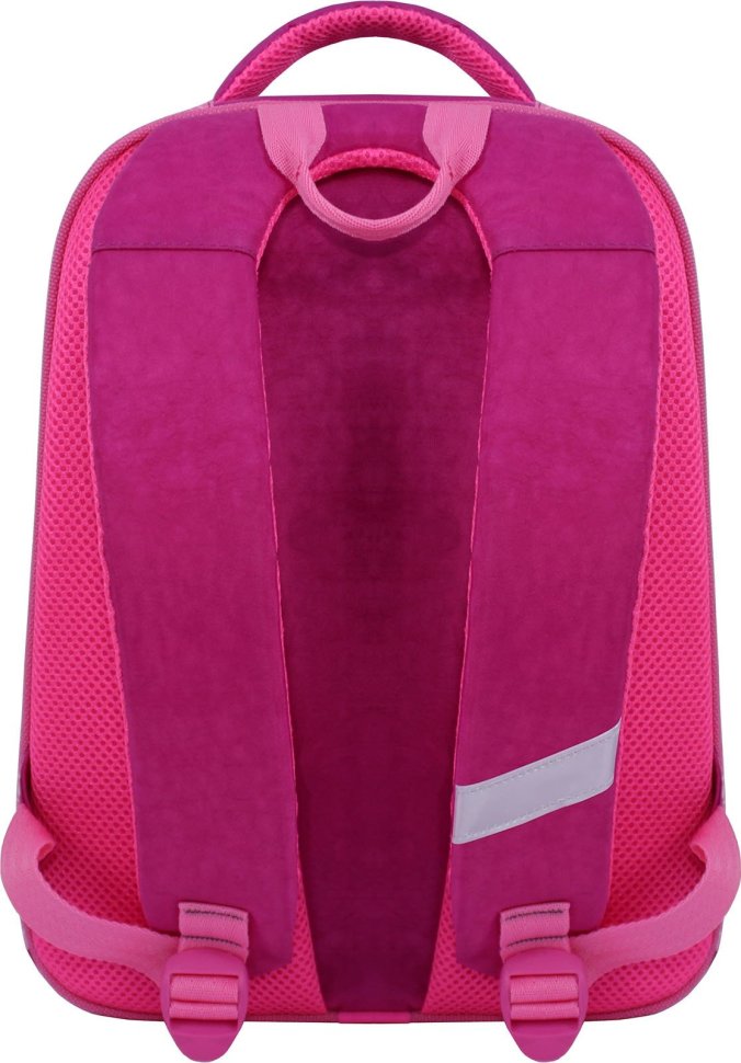 Малиновый школьный рюкзак для девочек из текстиля Bagland (53827)